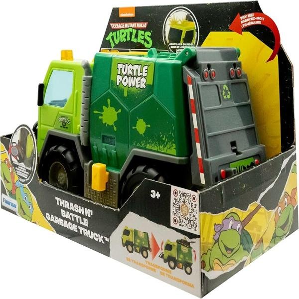 FUNRIS TMNT THRASH N BATTLE GARBAGE TRUCK B/O - 71045