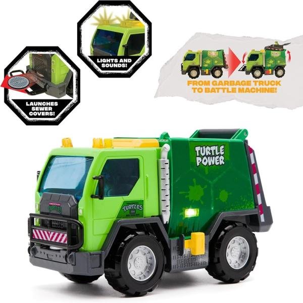 FUNRIS TMNT THRASH N BATTLE GARBAGE TRUCK B/O - 71045