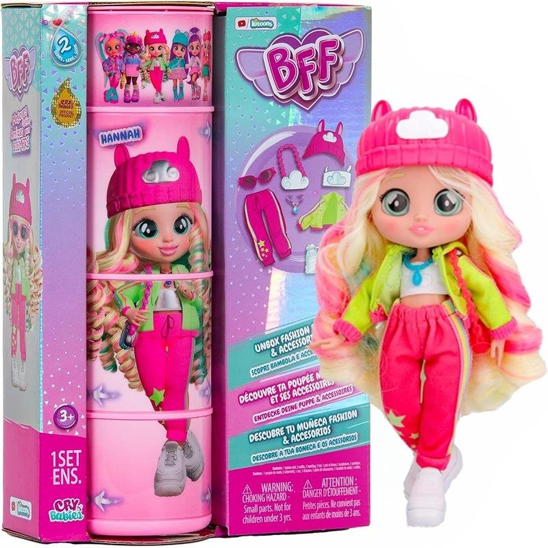 IMC CRY BABIES BFF DOLL HANNA 8" - 908406