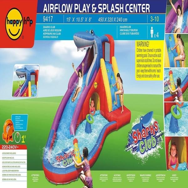 HAPPYHOP SHARK CLUB SLIDE 450X320X240 - 9417