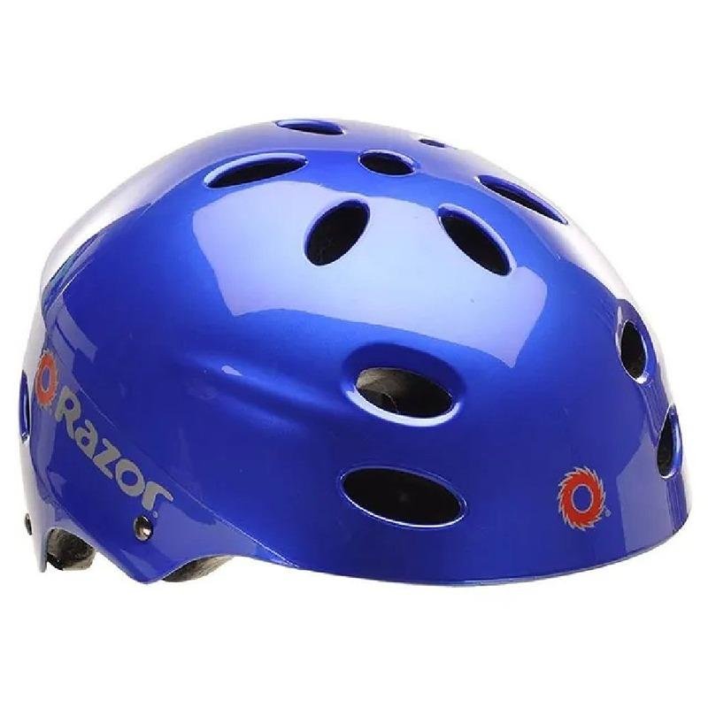 RAZOR YOUTH HELMET GLOSS BLUE V-17 - 97981