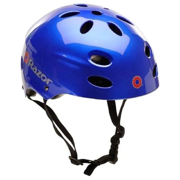 RAZOR YOUTH HELMET GLOSS BLUE V-17 - 97981