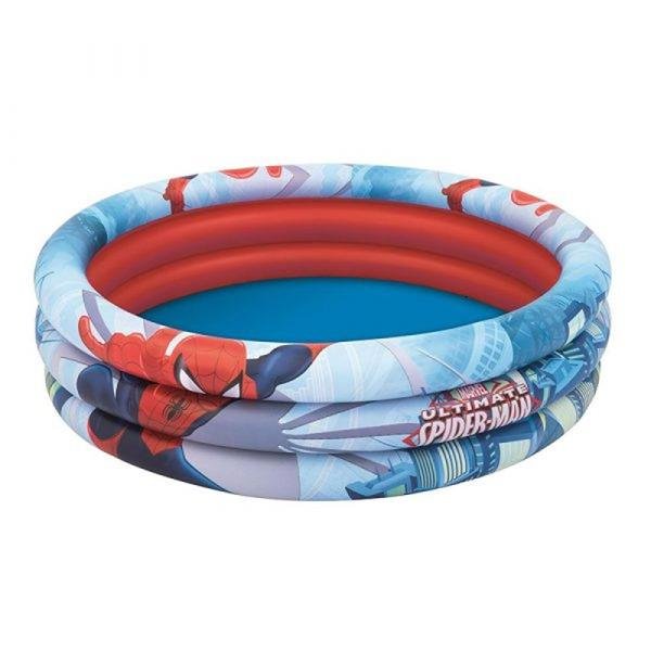 Bestway BWAY POOL 3 RING SPIDERMAN 122X30 - 98018