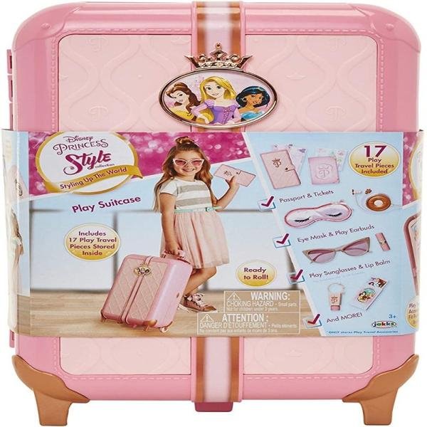 JAKKS DPRINCESS STYLE SUITCASE TRAVEL SET - 98872