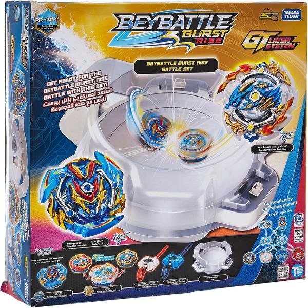 TOYPRO BEYBLADE BEYBATTLE RISE BATTLE SET S5 - BB-136-S5