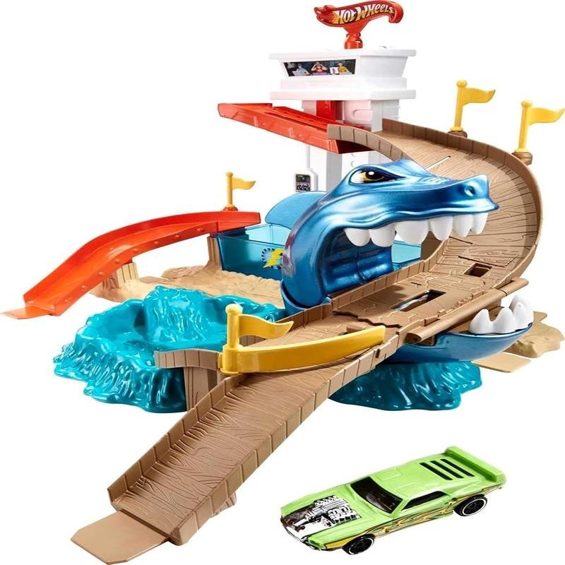 MATTEL HOTWHEELS COLOR SHIFTR SHARKPRT SHOWDWN - BGK04