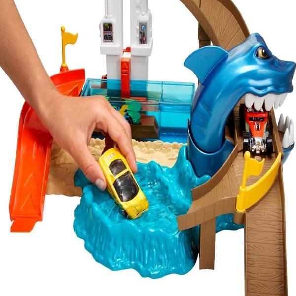 MATTEL HOTWHEELS COLOR SHIFTR SHARKPRT SHOWDWN - BGK04