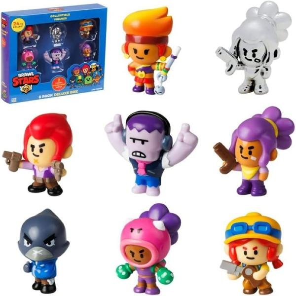 PMI BRAWLSTARS FIGURE 8PK DELUXE BOX 2" - BRW2070