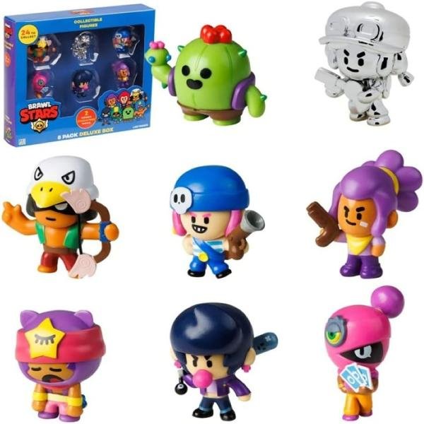 PMI BRAWLSTARS FIGURE 8PK DELUXE BOX 2" - BRW2070