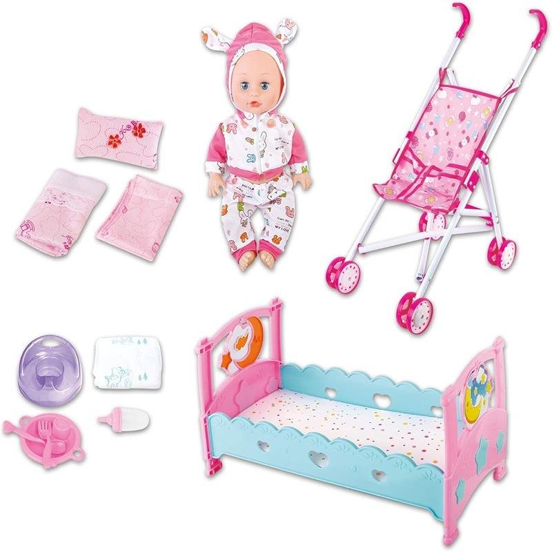 P.JOY BABY CAYLA MEGAPACK DLX12IN1 B/O - CRB627
