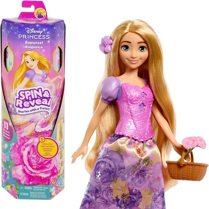 MATTEL DPRINCESS FASHION DOLL SPIN & REVEAL RAP - HTV86