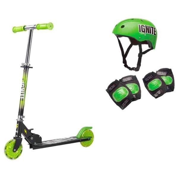 MONDO IGNITE FLOW SCOOTER 2W COMBO PACK GREEN - IGN-COM-FLO-GRE