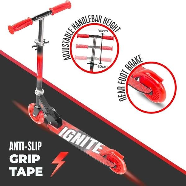MONDO IGNITE FLOW SCOOTER 2W COMBO PACK RED - IGN-COM-FLO-RED