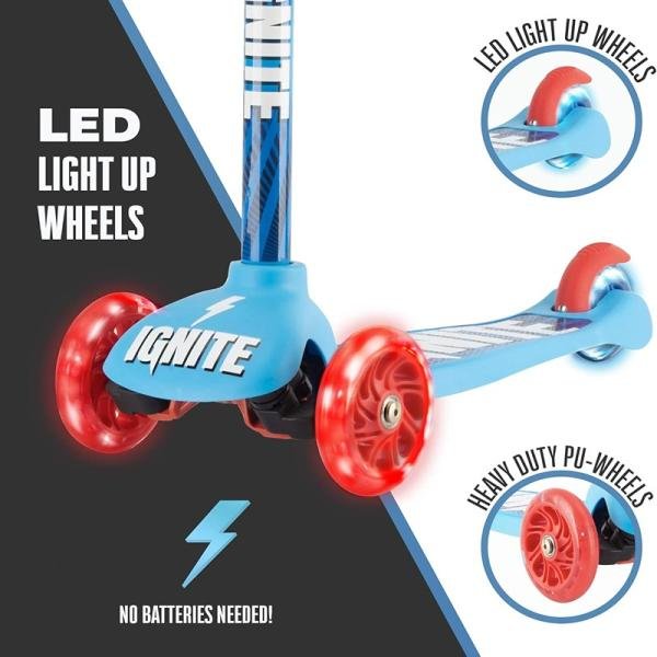 MONDO IGNITE GLIDE SCOOTER 3W COMBO PACK BLUE - IGN-COM-GLI-BLU