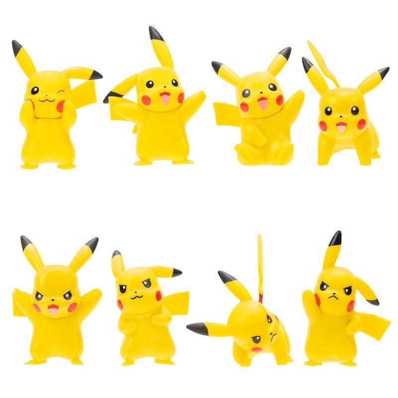 JASWAR POKEMON BATTLE FIGURE PICKACHU 8PACK 2" - PKW2604