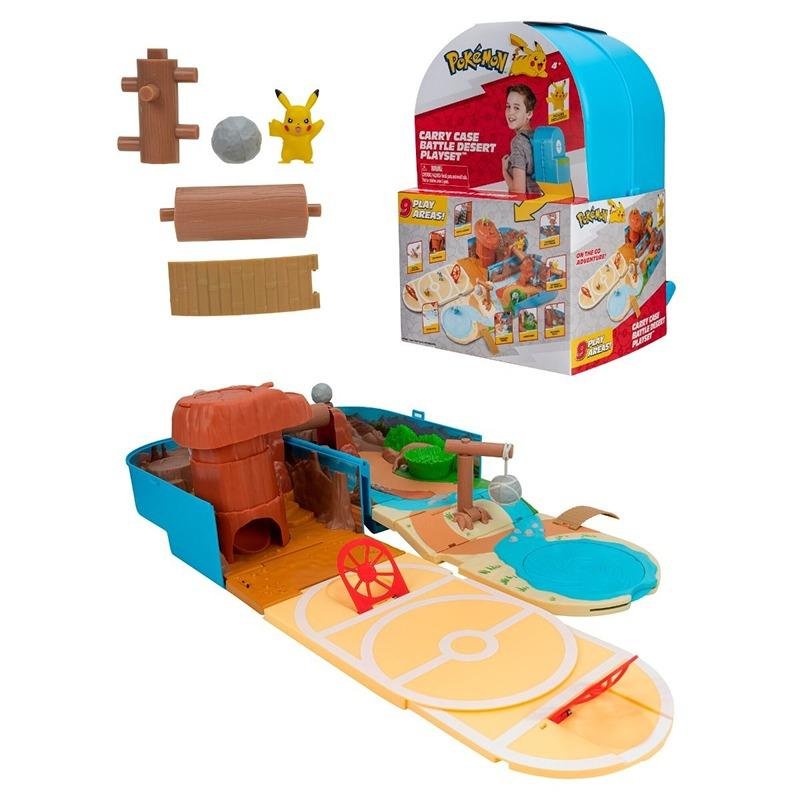 JASWAR POKEMON CARY CASE BATTLE DESERT PLAYSET - PKW2836
