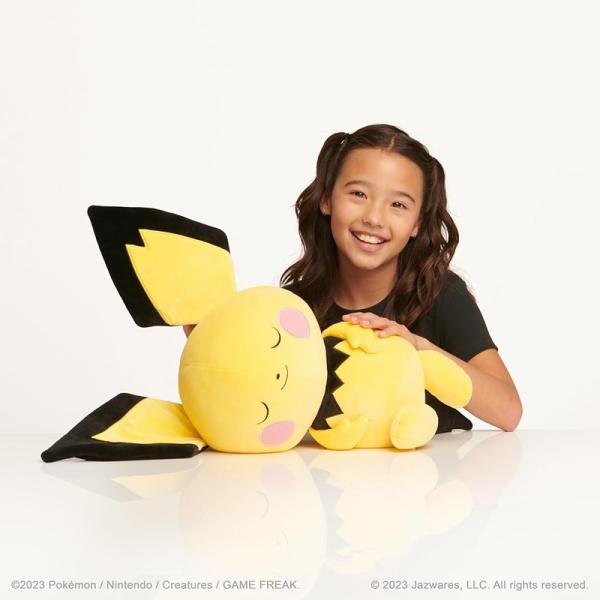 JASWAR POKEMON PLUSH SLEEPING PICHU 18" - PKW3113