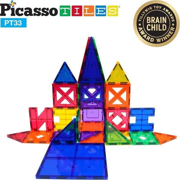 PICASSO MAGNETIC EDUC BUILDING SET 33PCS - PT33