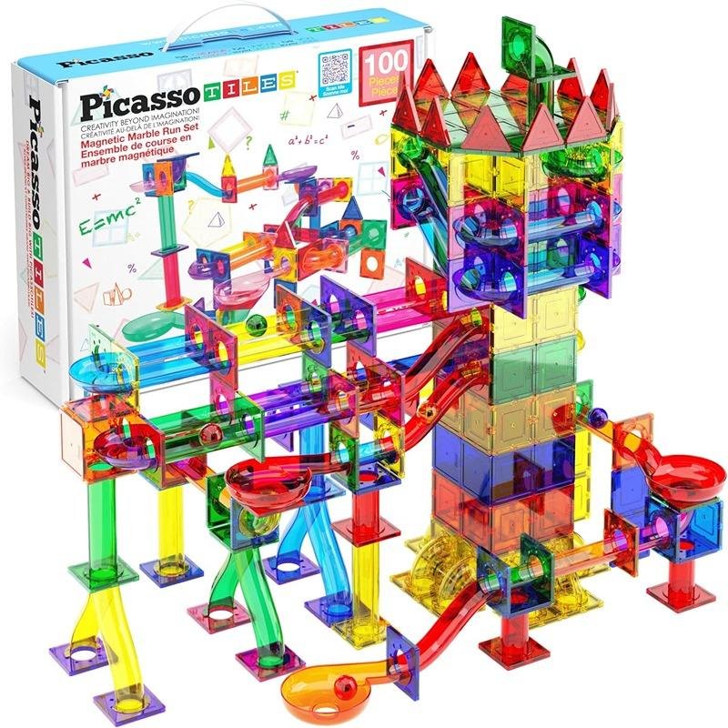 PICASSO MAGNETIC MARBLE RUN 100PCS - PTG100