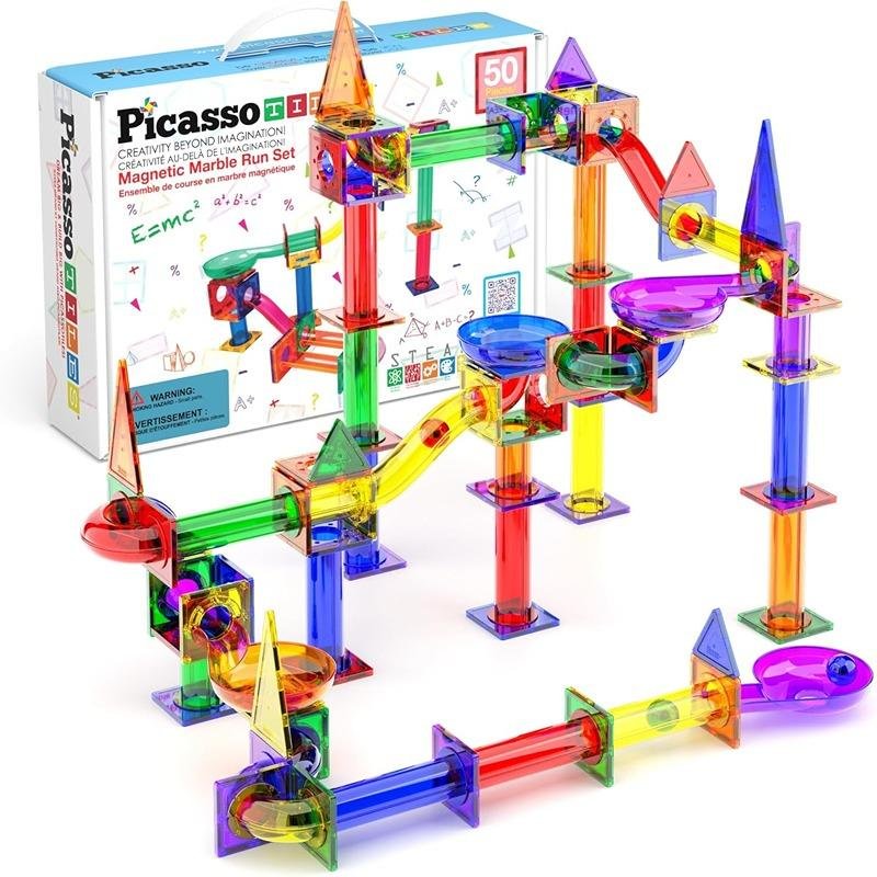 PICASSO MAGNETIC MARBLE RUN 50PCS - PTG50