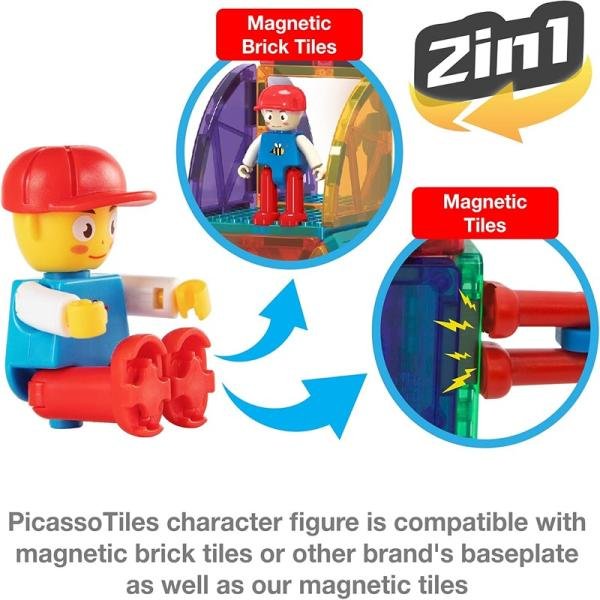 PICASSO MAGNETIC BRICKS+TILES 333PCS - PTL333