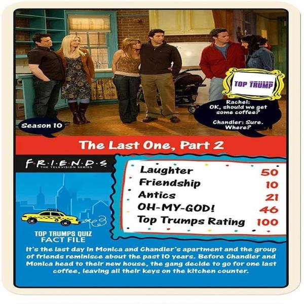 WMOVES TOPTRUMPS FRIENDS TV SERIES LTD EDITION - WM01119