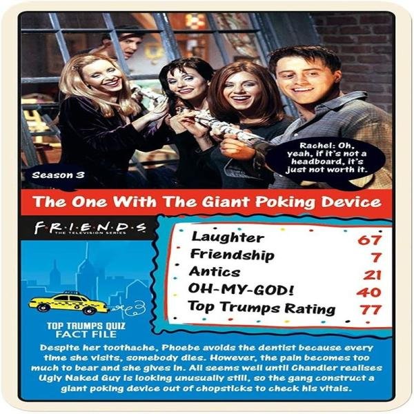 WMOVES TOPTRUMPS FRIENDS TV SERIES LTD EDITION - WM01119