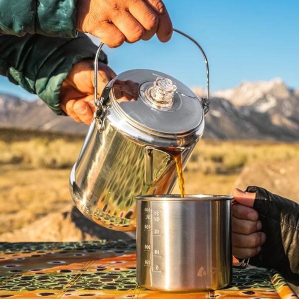 Coghlans Aluminum Coffee Pot - 9 Cup - 1346-C