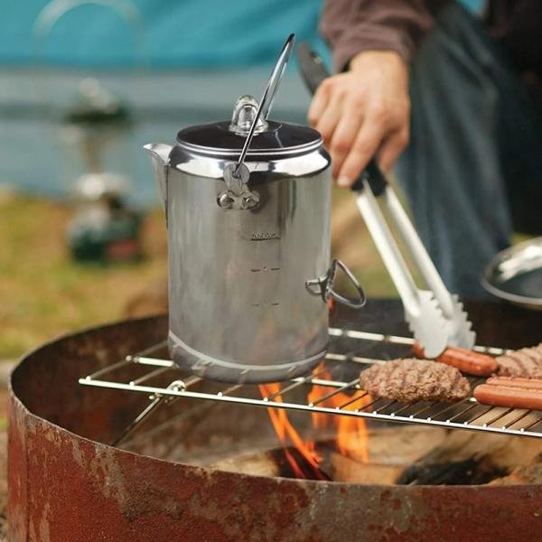 Coghlans Aluminum Coffee Pot - 9 Cup - 1346-C