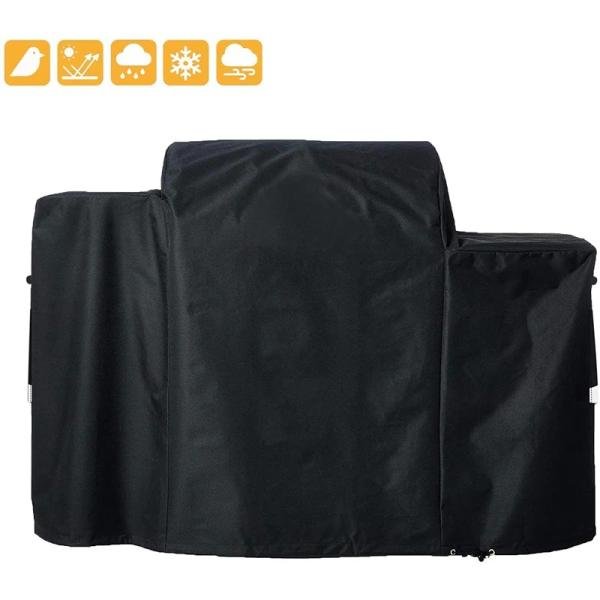 Cozze Cozze® cover for table 90526 and oven/plancha/grill,Oxford UV-resistant material, black, 130 x 66 x 114 cm 90386