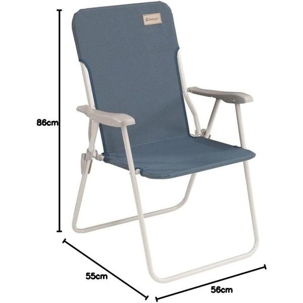 OUTWELL FOLDING CHAIR BLACKPOOL OCEAN BLUE - 470346