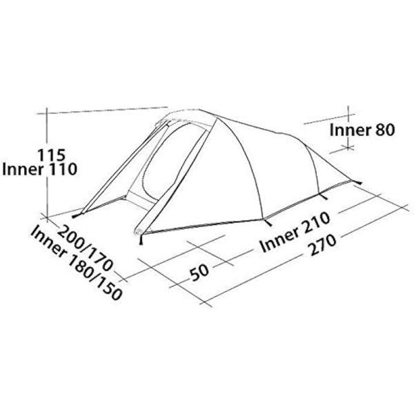 EASY CAMP TENT ENERGY 300 GOLD RED - 120352