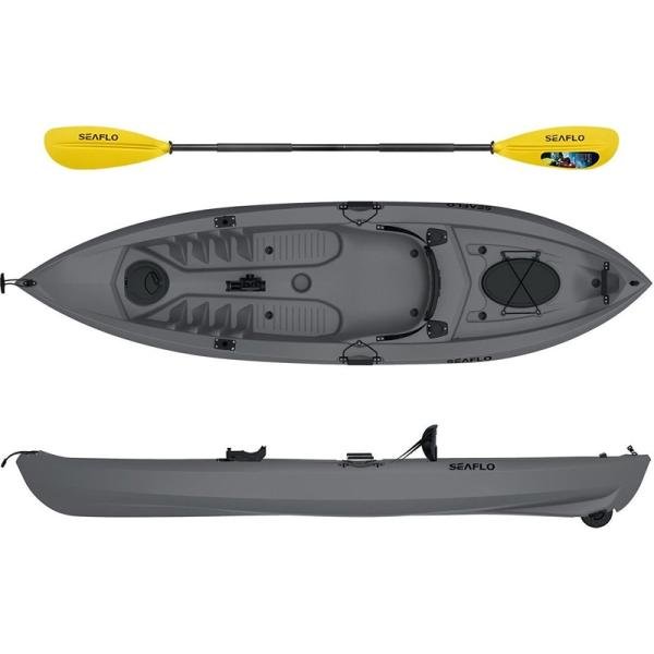 OCEANX SEAFLO FISHING KAYAK GRAY - OXSF-1007