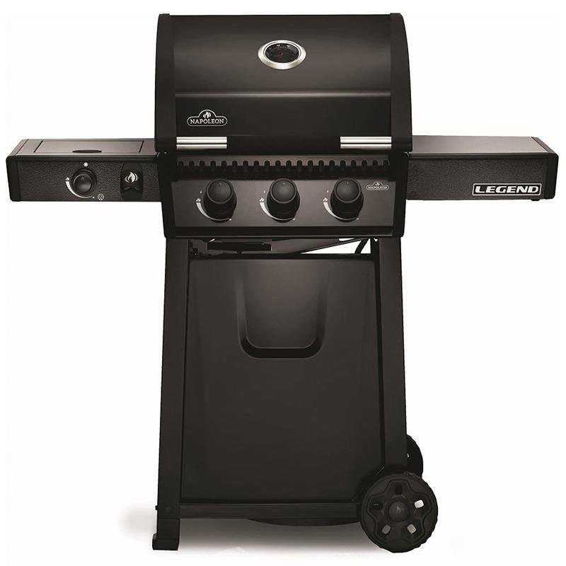 NAPOLEO LEGEND 365 PROPANE GAS GRILL WITH SIDE BURNER - LD365SBPK-RC