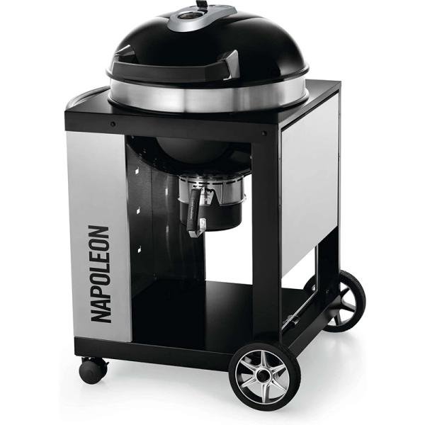 NAPOLEON PRO CART CHARCOAL KETTLE BBQ GRILL BLACK 1 - PRO22K-CART-2