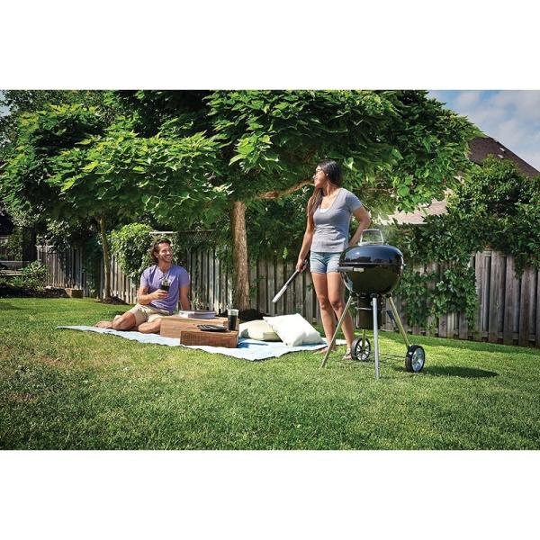 NAPOLEON 18"CHARCOAL KETTLE BBQ GRILL, BLACK 1 - NK18K-LEG-1
