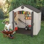 LIFETIME 8 FT. X 5 FT. OUTDOOR STORAGE SHED - 6418