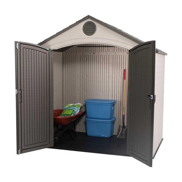 LIFETIME 8 FT. X 5 FT. OUTDOOR STORAGE SHED - 6418