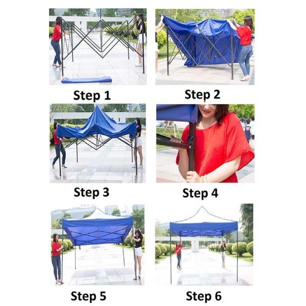 CAMPTREK CANOPY 3x3 18 KG BLUE - CGTL303