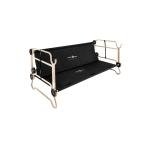Disc-O-Bed Disc-O-Bed XL w/ Organisers, Black - DBOBEDXLXTFPBK
