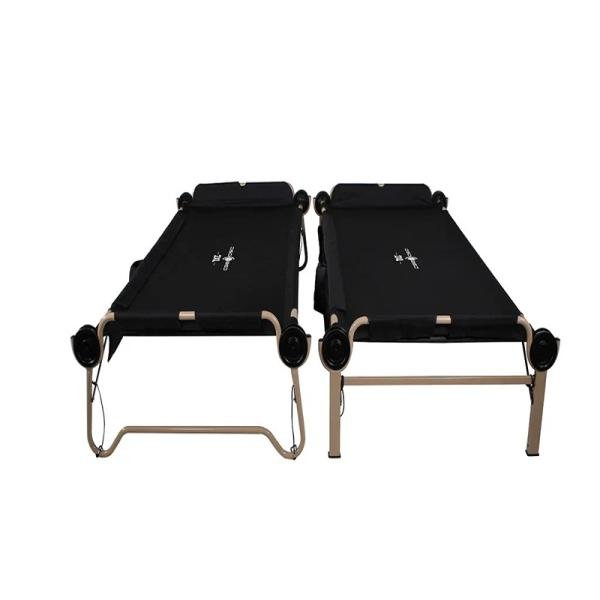Disc-O-Bed Disc-O-Bed XL w/ Organisers, Black - DBOBEDXLXTFPBK