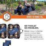 Disc-O-Bed Disc-O-Bed XL w/ Organizers, Navy - DBOBEDXLXTFPNV
