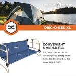 Disc-O-Bed Disc-O-Bed XL w/ Organizers, Navy - DBOBEDXLXTFPNV