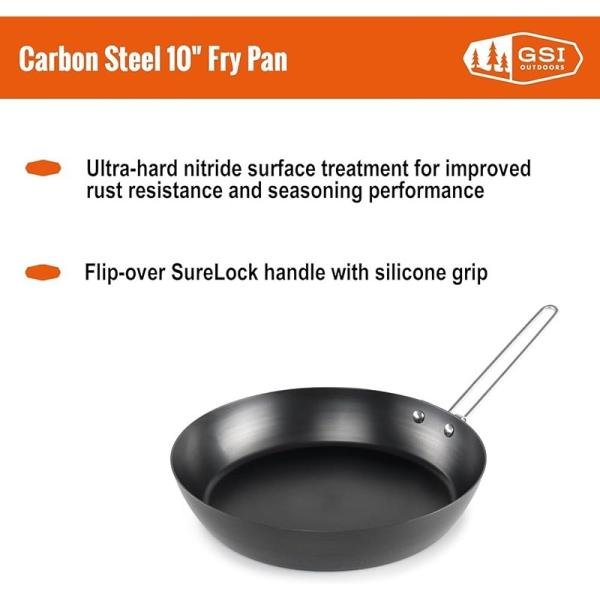 GSI Carbon Steel 10" Frypan 60020