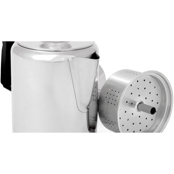 GSI Glacier Stainless 9 Cup Perc W/Silicone Handle 65209