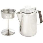 GSI Glacier Stainless 9 Cup Perc W/Silicone Handle 65209