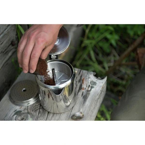 GSI Glacier Stainless 9 Cup Perc W/Silicone Handle 65209