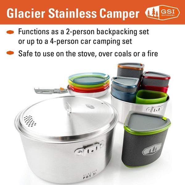 GSI Glacier Stainless Camper 68181