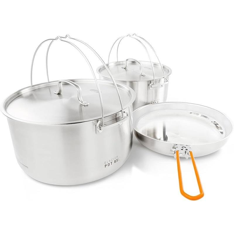GSI Glacier Stainless Troop Cookset 68208