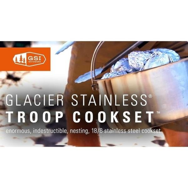 GSI Glacier Stainless Troop Cookset 68208